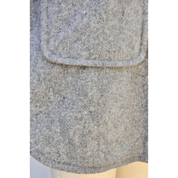 REVERSIBLE Hooded Poncho - Wool Cloak Cape - Woodland - Reversible Cape OS - Picture 10 of 10